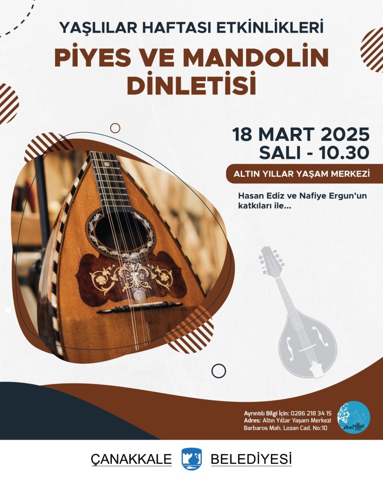 Piyes ve Mandolin Dinletisi (18 Mart 2025)