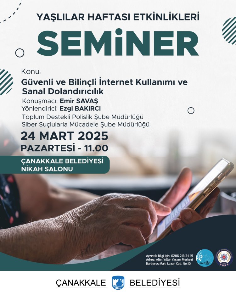 Güvenli ve Bilinçli İnternet Kullanımı Seminer (24 MART 2025)