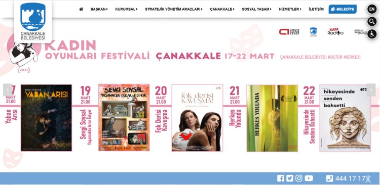 Kadın Oyunları Festivali, Çanakkaleli Tiyatroseverler ile Buluşuyor